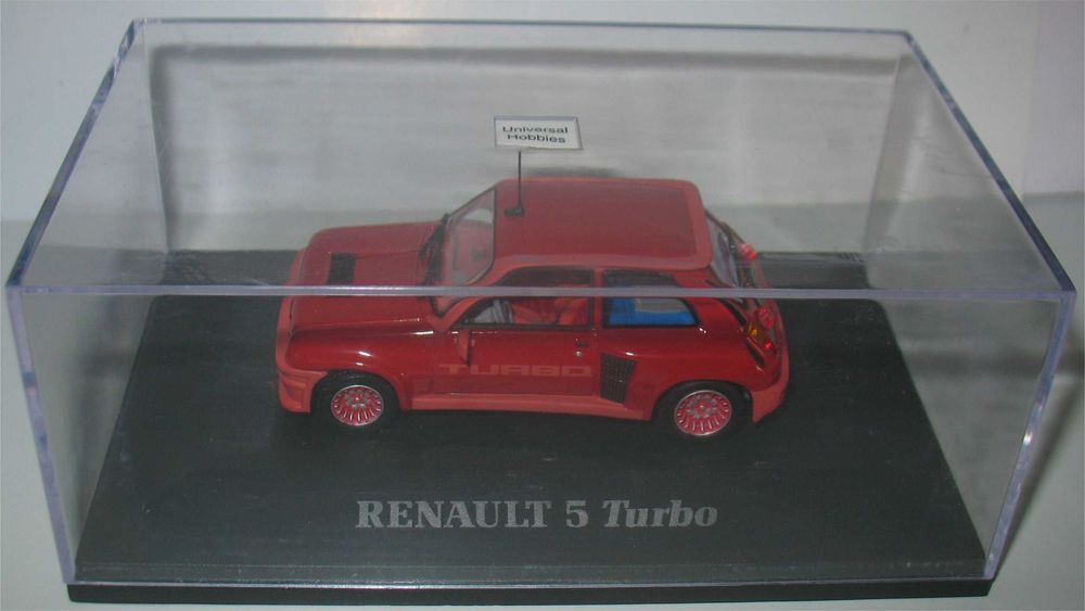 Diecast model cars Renault 5 Turbo 1/18 Universal Hobbies Turbo 2 red rallye - A