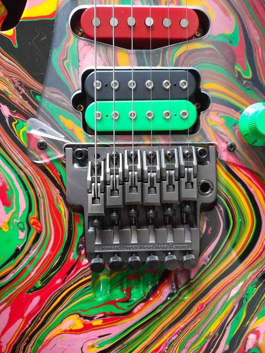 Ibanez Jem "DNA Swirl" / Braço original - Autografada Steve Vai