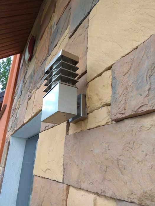 Lampa kinkiet zewnętrzny ścienny 2szt stal nierdzewna model NORTON