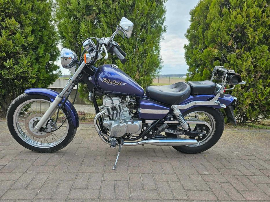 Honda Rebel 125, kat B,A1, 15tys km, Stan Bdb, mega utrzymana do jazdy