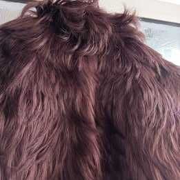 Casaco de cerimónia em cabelo artificial #