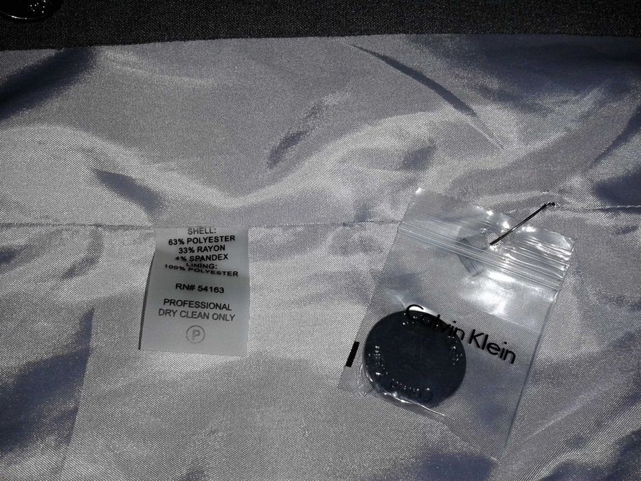 Сірий жіночий піджак жакет «Calvin Klein» (розмір 12)