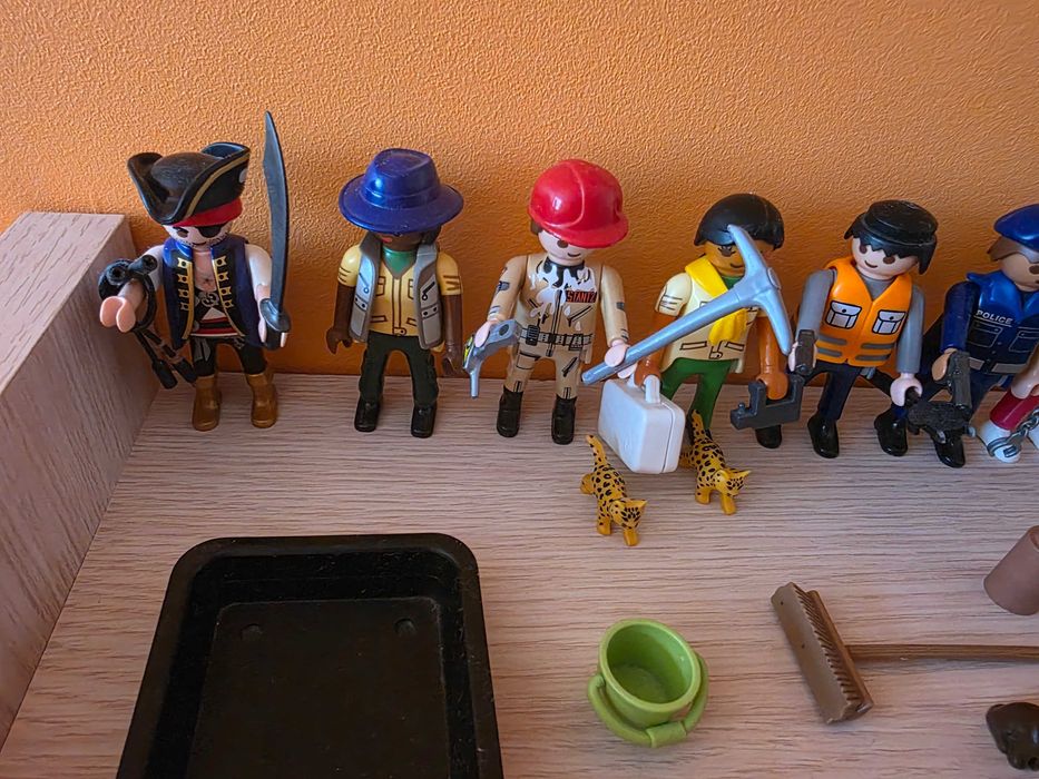 11 Sztuk Figurka Play Mobile Gazetka 2 Płotki Akcesoria Tygrys Duchy