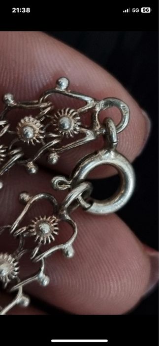 Pulseira em prata muito antiga.