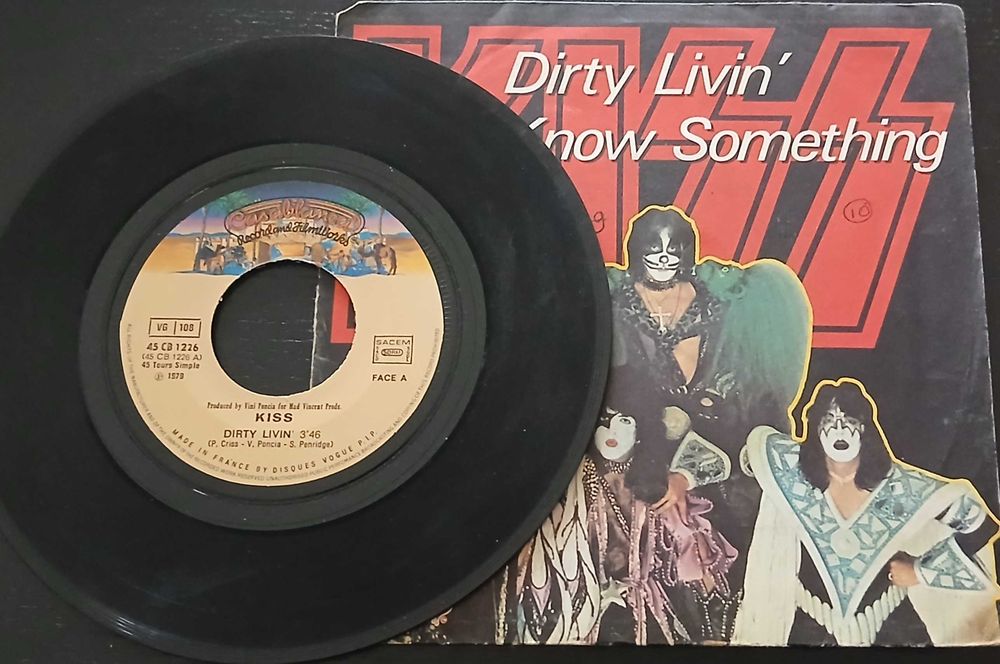 Kiss - Dirty Livin' / Sure Know Something (Vinil 7 ")