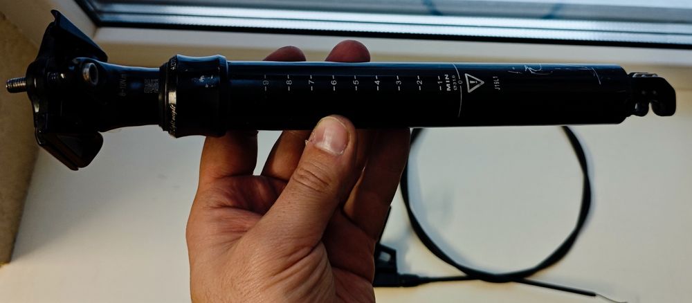 Підсиділ, дропер Tranzx від велосипеда Cube з виносною монеткою