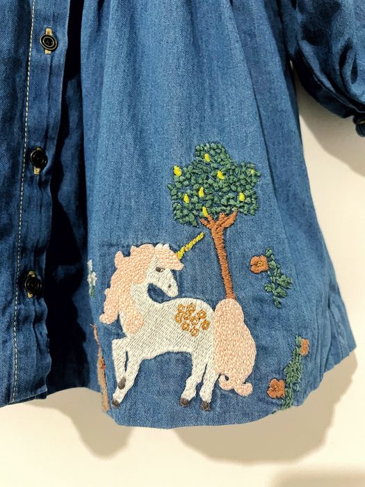 Сукня для дівчинки джинсова