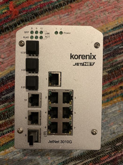 Korenix JetNet 3010G switch przemysłowy na DIN