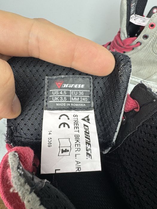 Damskie Buty Trampki Motocyklowe Dainese 36 Street Biker Air Shima Rst