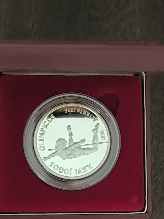 Moeda de prata PROOF – 200$00 – XXVI Jogos Olímpicos Atlanta – 1996