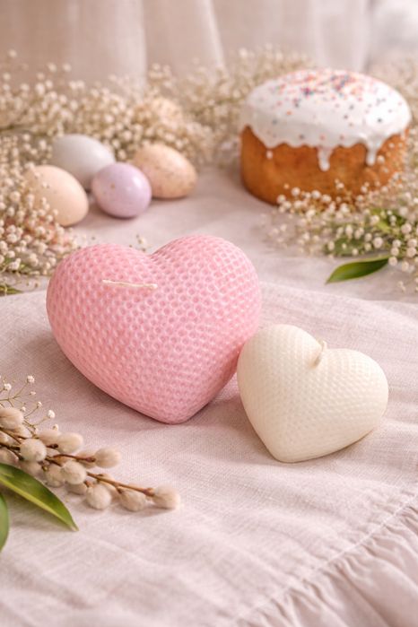 Соєві свічки ручної роботи до Пасхи