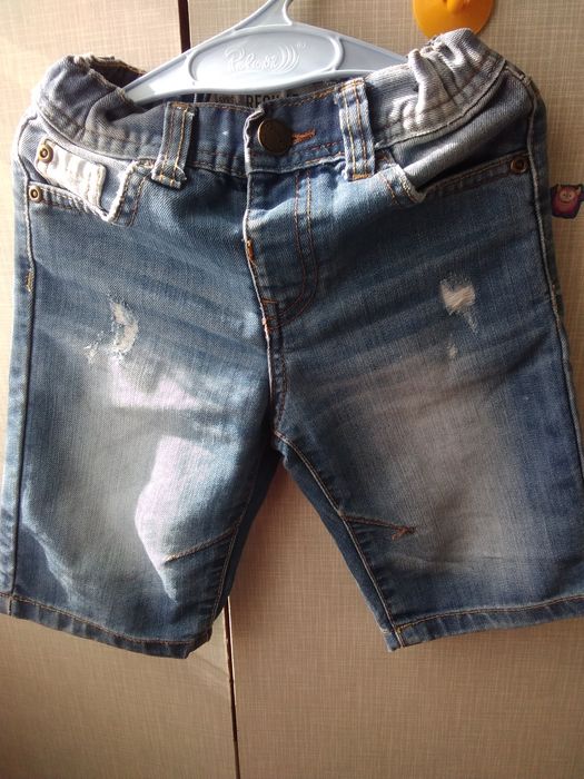 Шорти рубашка джинс 92-98см 110см.Denim Primark Tu