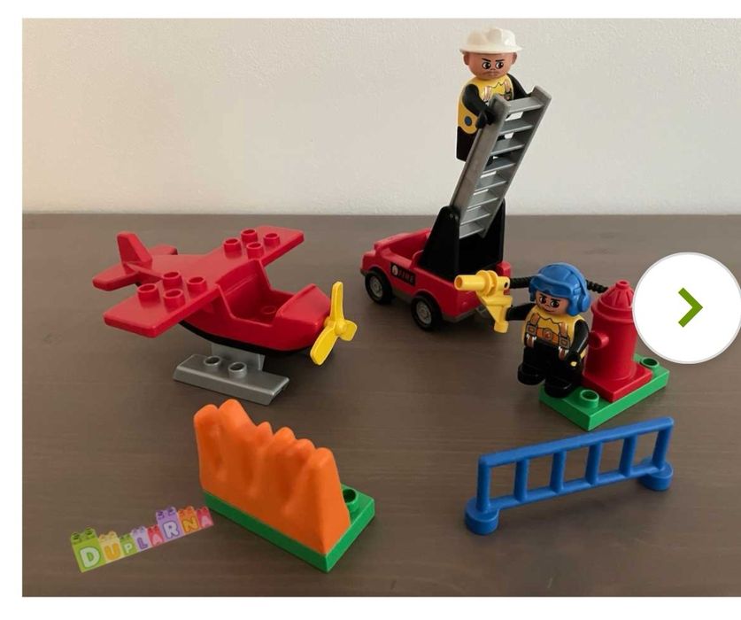 Duplo 3655 Samolot strażacki