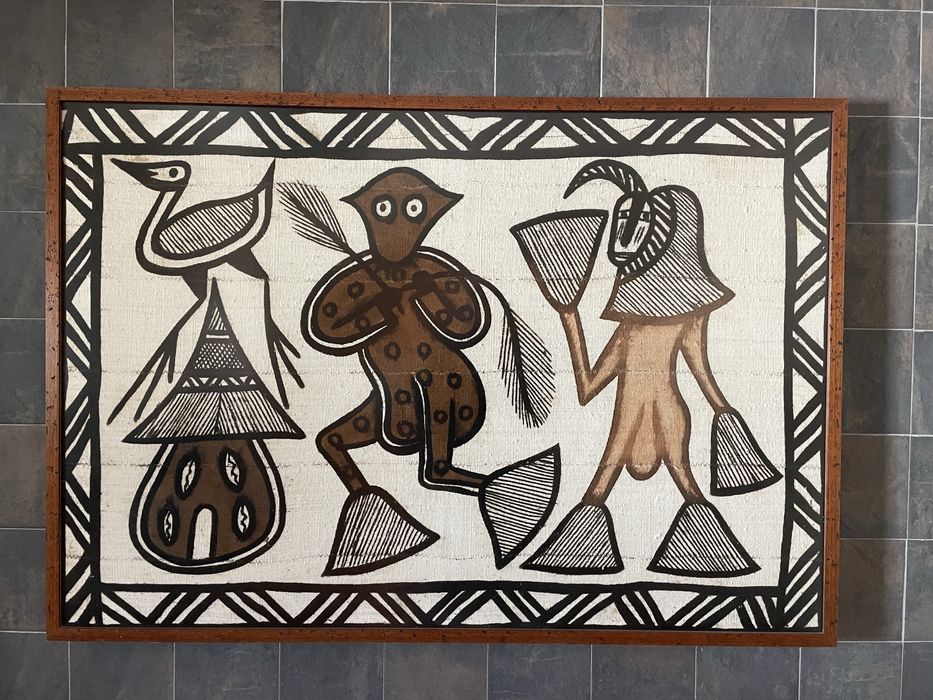 Quadro em tecido Africano
