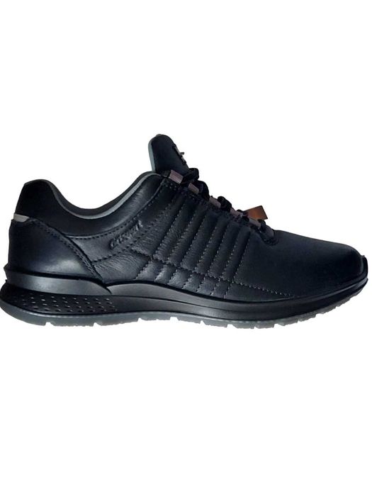 Кроссовки Grisport 42811A50 черные кожаные пр-во Италия р-ры 40-45