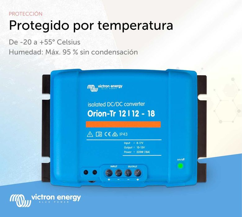 Carregador de baterias Victron Orion-Tr (Autocaravana / Campervan)