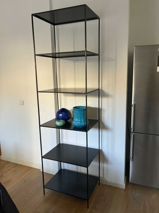 Prateleira metálica preta – 5 prateleiras (estilo industrial)