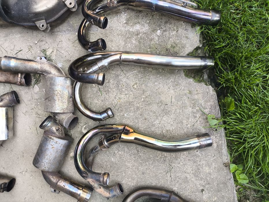 KTM Lc4 tłumik kolektor