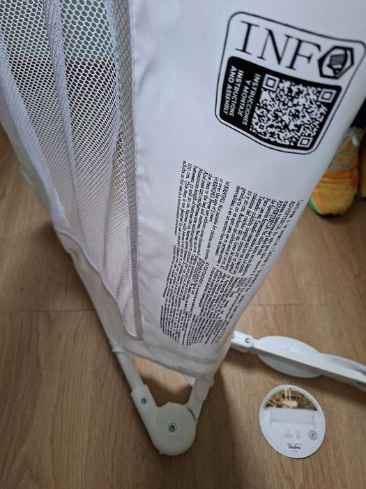 Barreira De Cama 150 Cm Nord White Asalvo (ZIPPY)