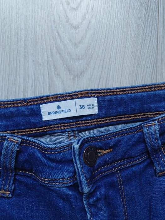 Zestaw 2 par niebieskich jeansów damskich M 38 rurki proste