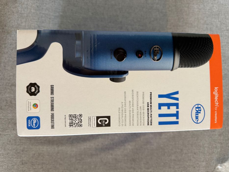 Logitech Yeti Premium multi-pattern USB microphone ( blue)