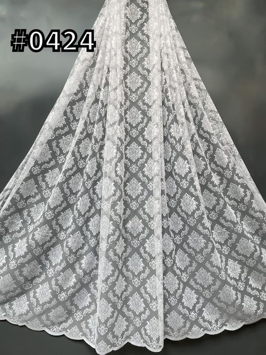 Дешева Тюль жакард  якісною вишивкою турецька гардины штори