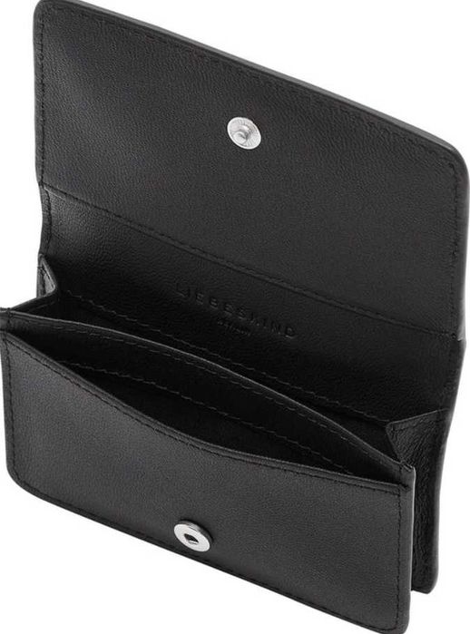 Liebeskind Berlin portfel/etui na karty skóra naturalna Czarne kod2233