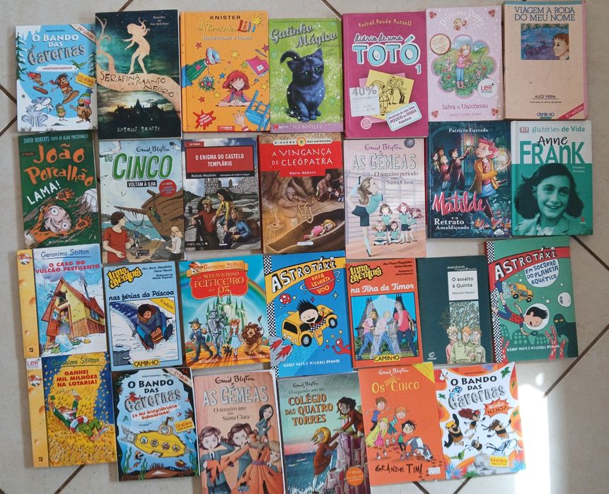 Livros juvenis a 2€ cada