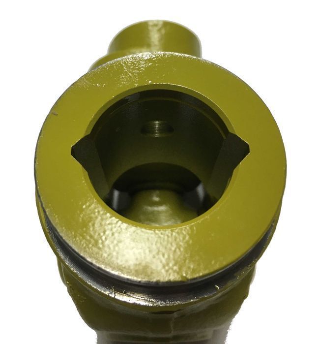 Przegub wałka WOM 27x70 rura cytryna, 6 frezów 34,9mm 1 3/8" 390Nm