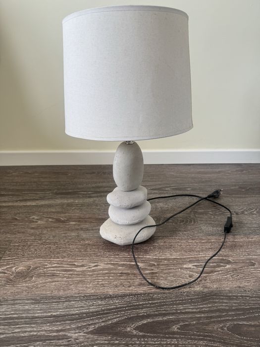 luminária com abajur