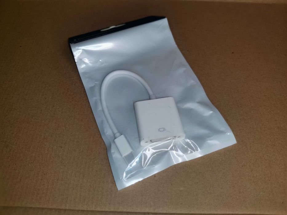 Конвертер mini DisplayPort to DVI  Переходник с mini DP на DVI