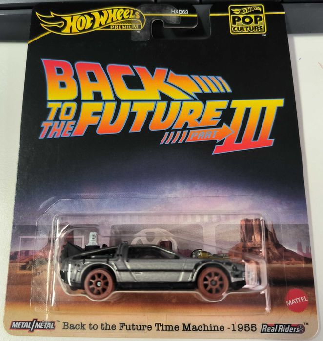'Back to the future III - Time Machine - 1955 - Hot Wheels Premium