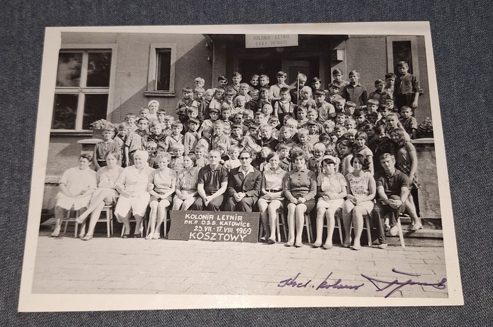 Stare zdjęcie PKP kolonia Kosztowy