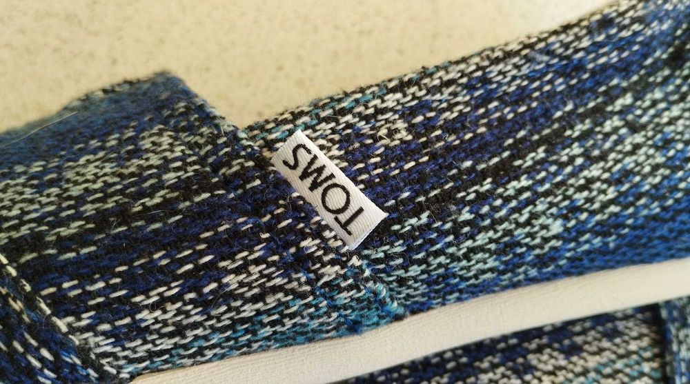 Мокасини утеплені Toms еспадрильї тапки теплі сліпони тапочки 38,5, 39