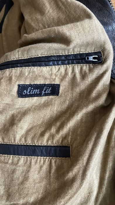 Куртка брендова авіатор вінтаж зимова,все натуральне.