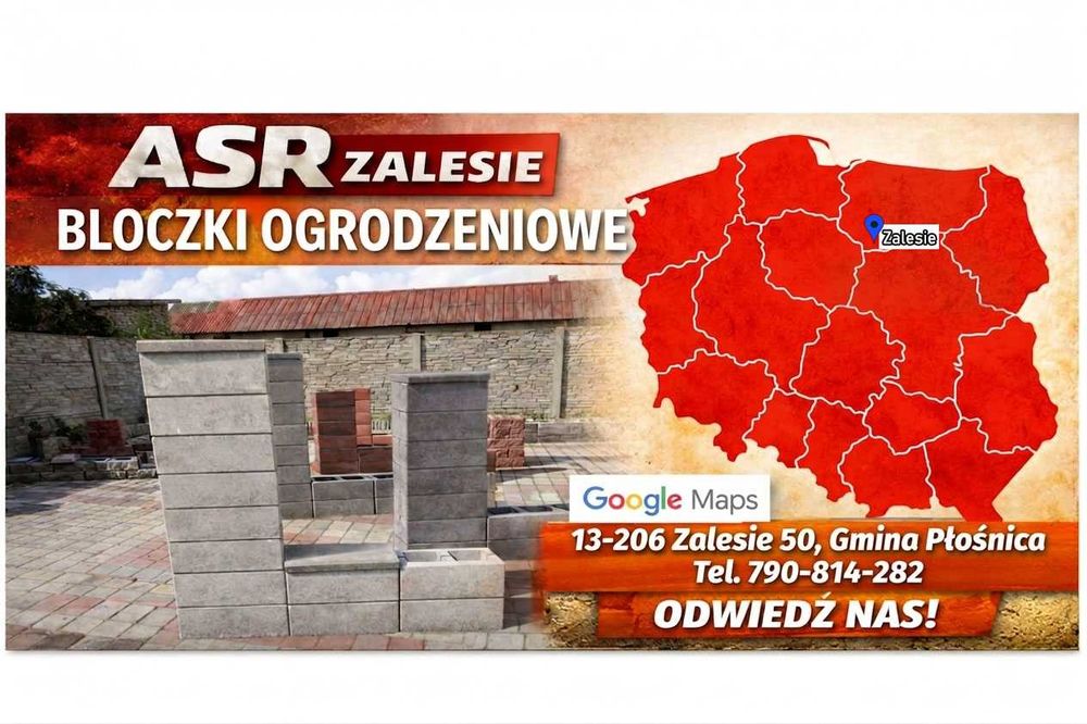 Bloczki Ogrodzeniowe Bloczek Ogrodzeniowy Szary , Betonowy Płoty