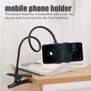 Suporte Telemovel Mesa ou Cama 360 Braço Ajustavel