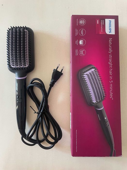 Philips BHH880/00 – Escova Alisadora StyleCare - Como Nova