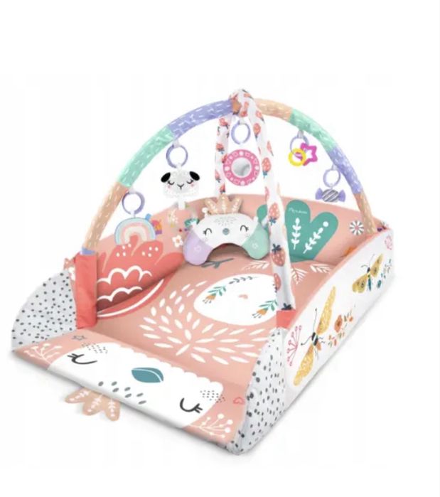 Розвиваючий інтерактивний килимок Ricokids NUKIDO 110х100 см Рожевий