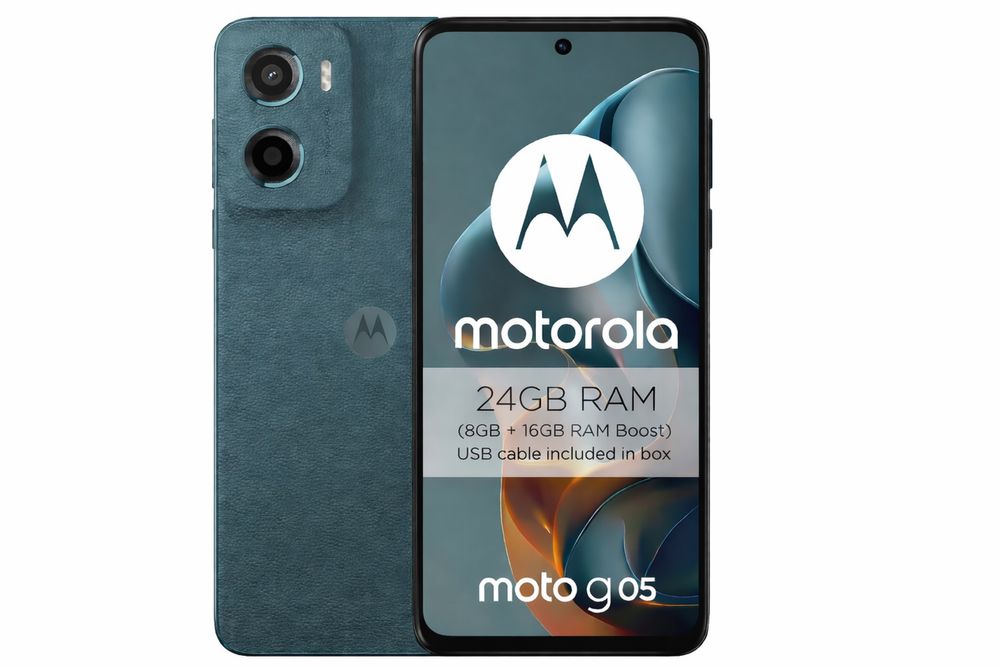 Moto g05 8 + 16 RAM (24 RAM) / 256gb