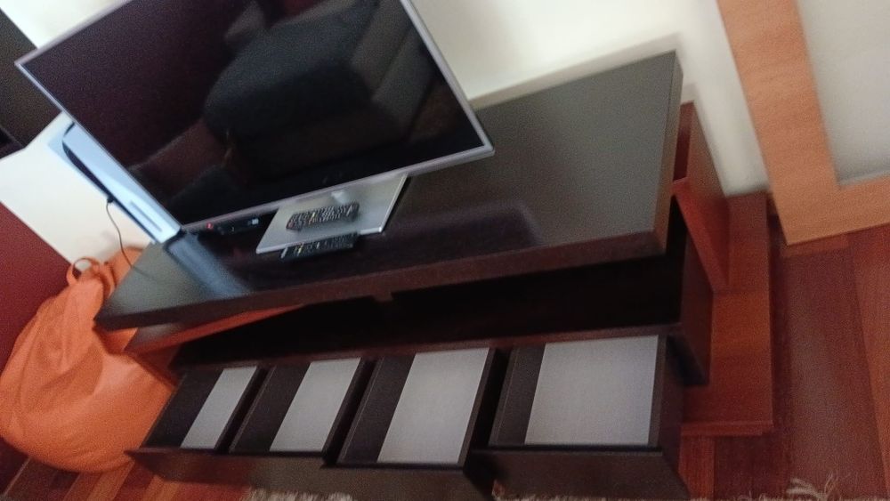 Conjunto de Móvel de Sala em MDF Lacado – Excelente Estado / Como Novo