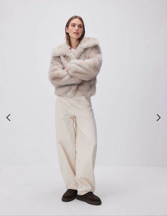 Жіноча еко-шуба, розмір хс