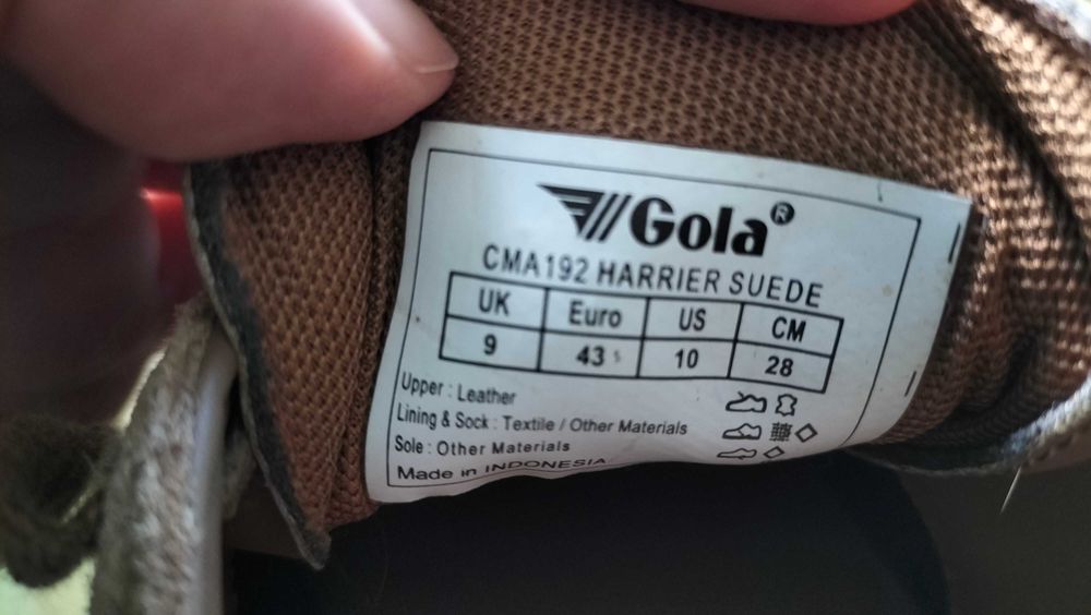 Sapatos Gola, tamanho 43, como novos!