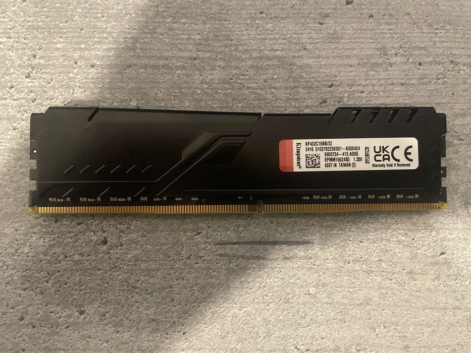 Ram DDR4 Kingston HyperX Fury 1x32GB 3200mhz