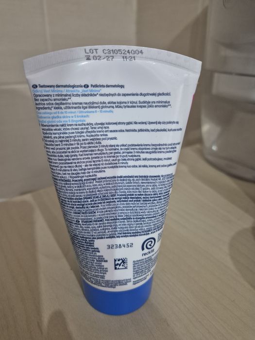 Veet Minima krem do depilacji ciała pod prysznic skóra wrażliwa