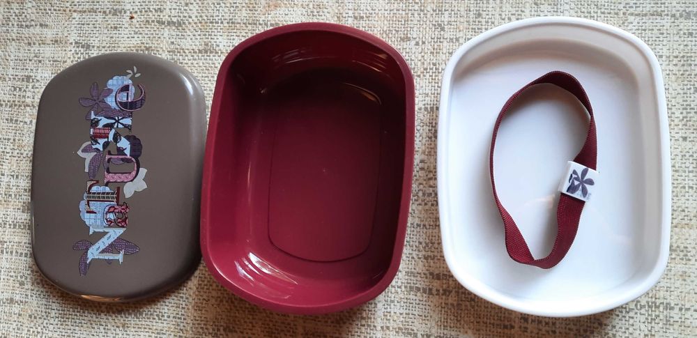 Pojemnik na śniadanie lunch box 2 częściowy