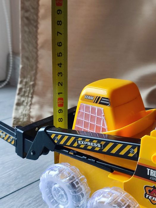 Koparka power truck zabawka muzyczna jeżdżąca