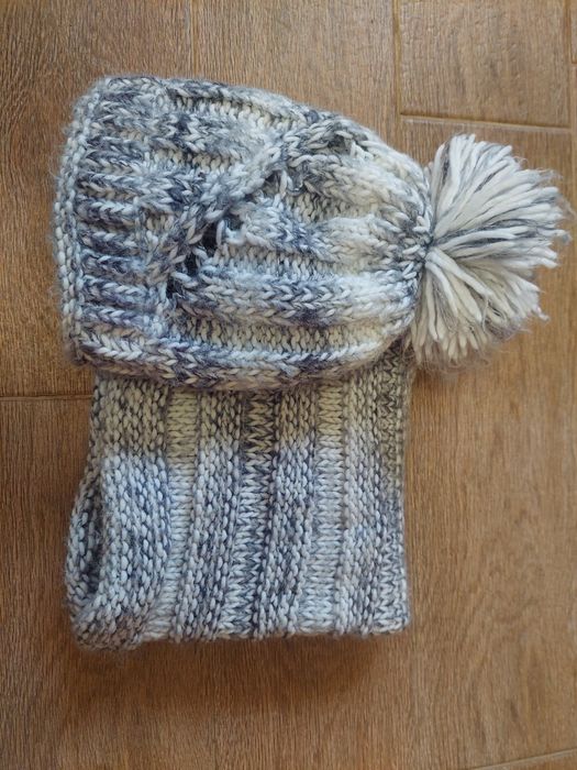 Зимній набір шапка+шарф