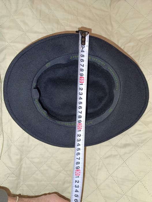 Мужская охотничья гуцульская шляпа Ischler Hut Austria, черная, р.56