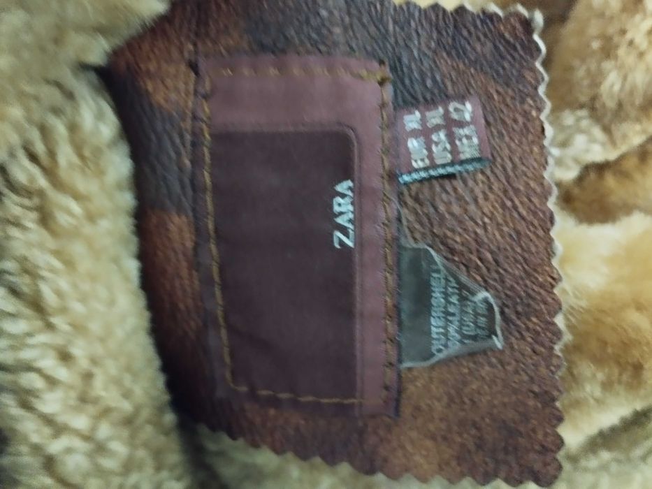 Casaco de pele de carneiro Zara